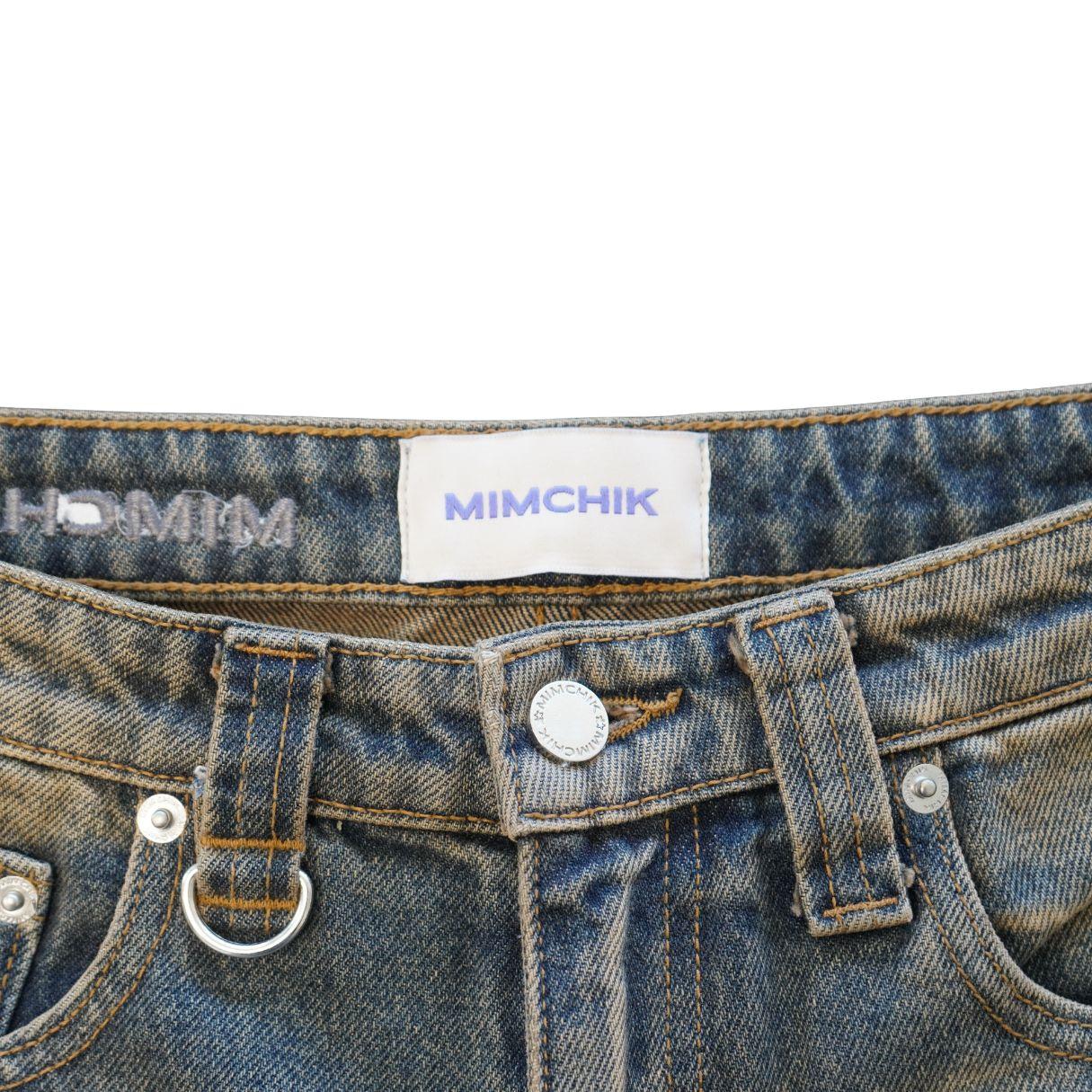 De las mujeres Mimchik Los Angeles Maria Distressed Wash Relaxed Jeans 27 en venta