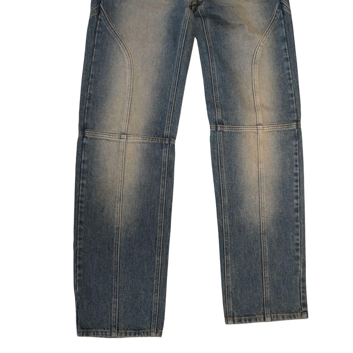 Mimchik Los Angeles Maria Distressed Wash Relaxed Jeans 27 en venta 2