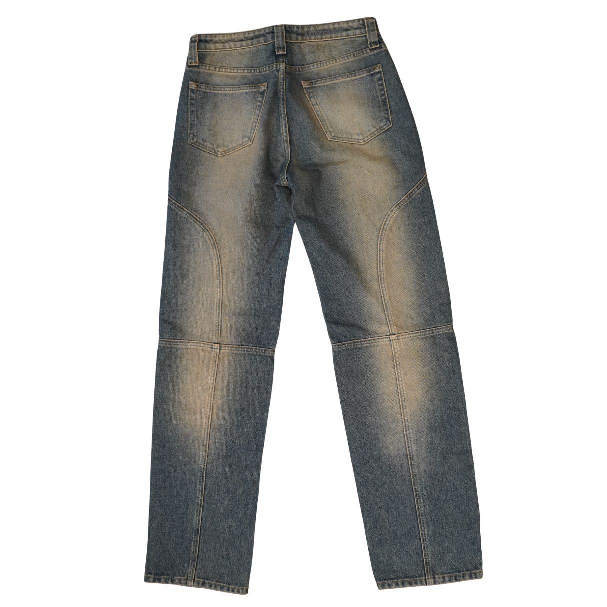 Mimchik Los Angeles Maria Distressed Wash Relaxed Jeans 27 en venta 3