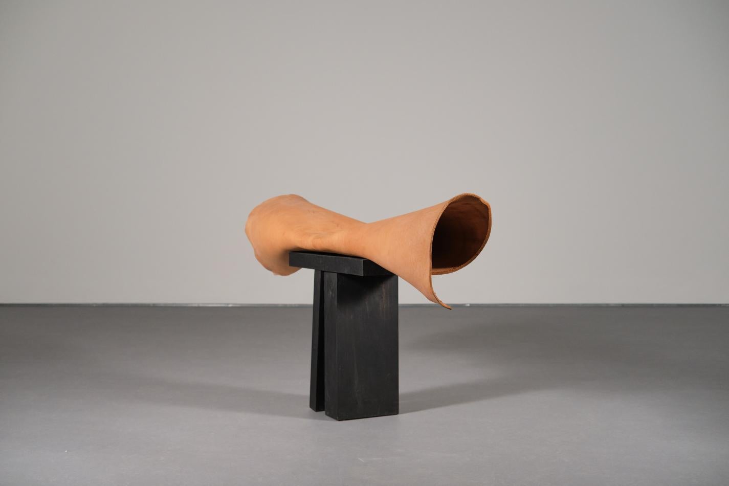 Spanish Mimesis #1 by Jordi Ribaudí, Buffalo Leather Sculptural Furniture For Sale
