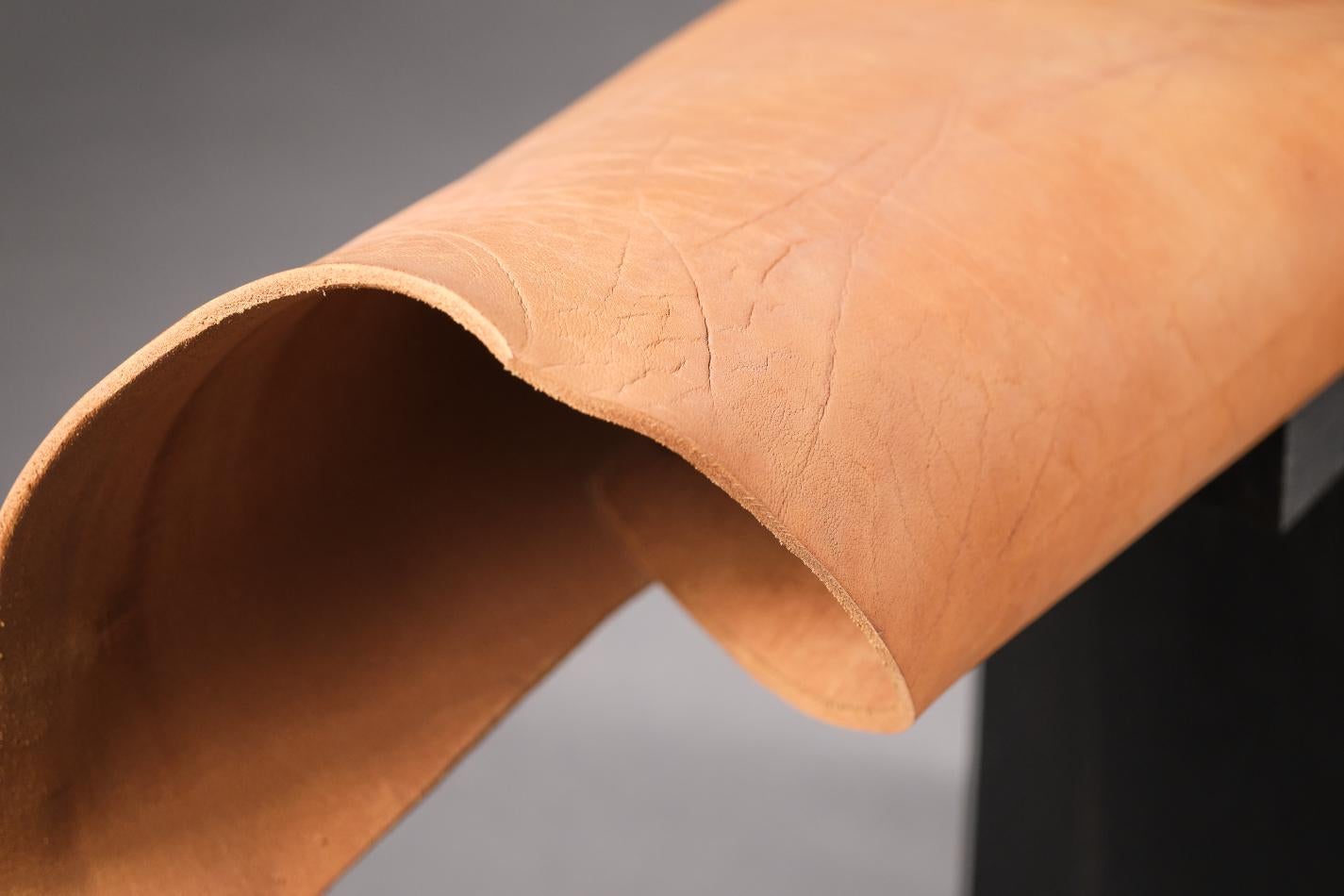 Mimesis #1 by Jordi Ribaudí, Buffalo Leather Sculptural Furniture For Sale 1