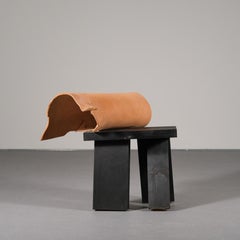 Mímesis 02 by Jordi Ribaudí, Water Buffalo Leather Sculptural Furniture