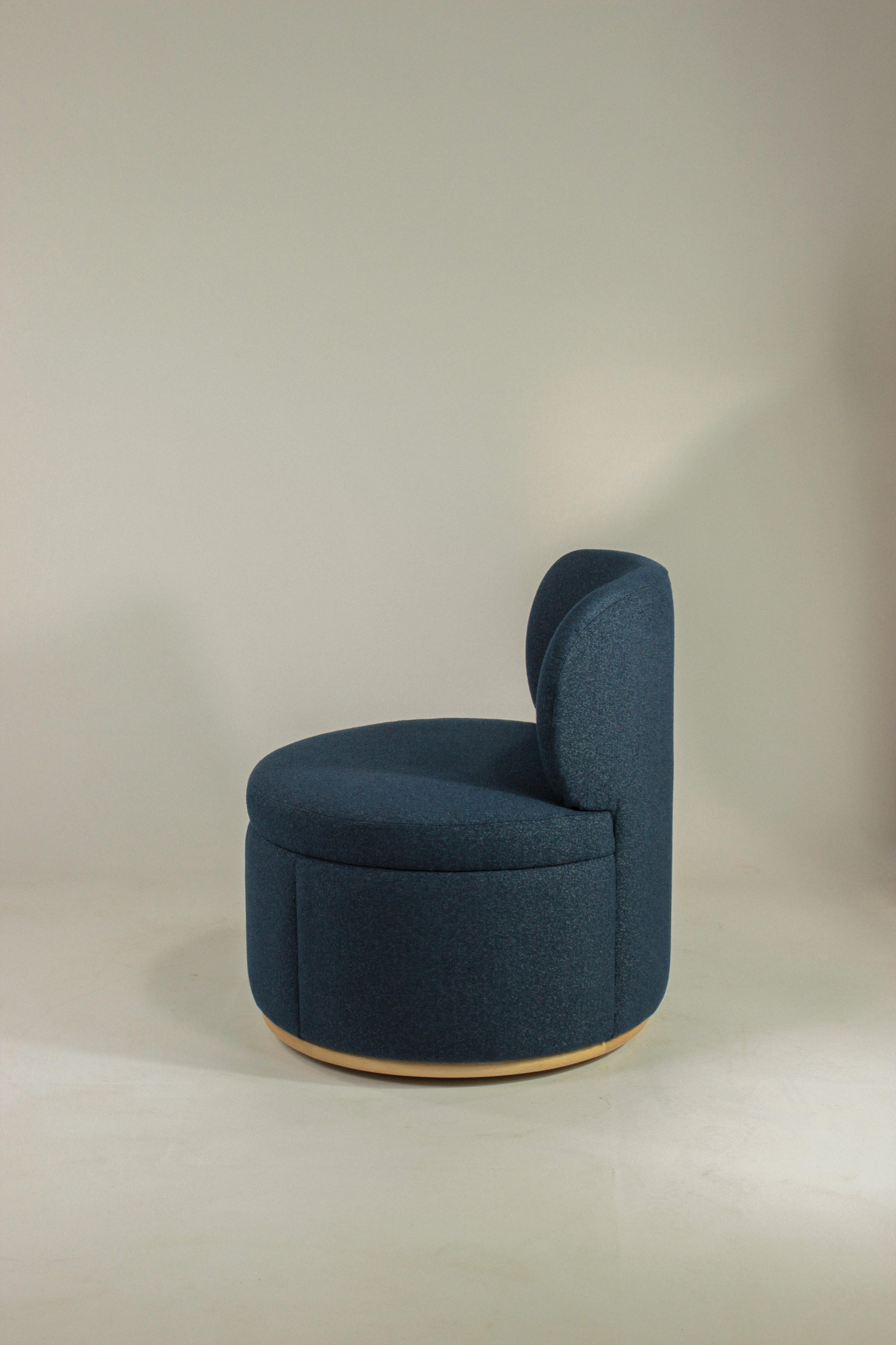 Laccato Poltrona Mimi Blu Scuro di Mambo unlimited ideas in vendita