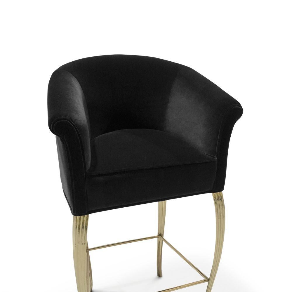 Hand-Crafted Mimi Bar Stool For Sale