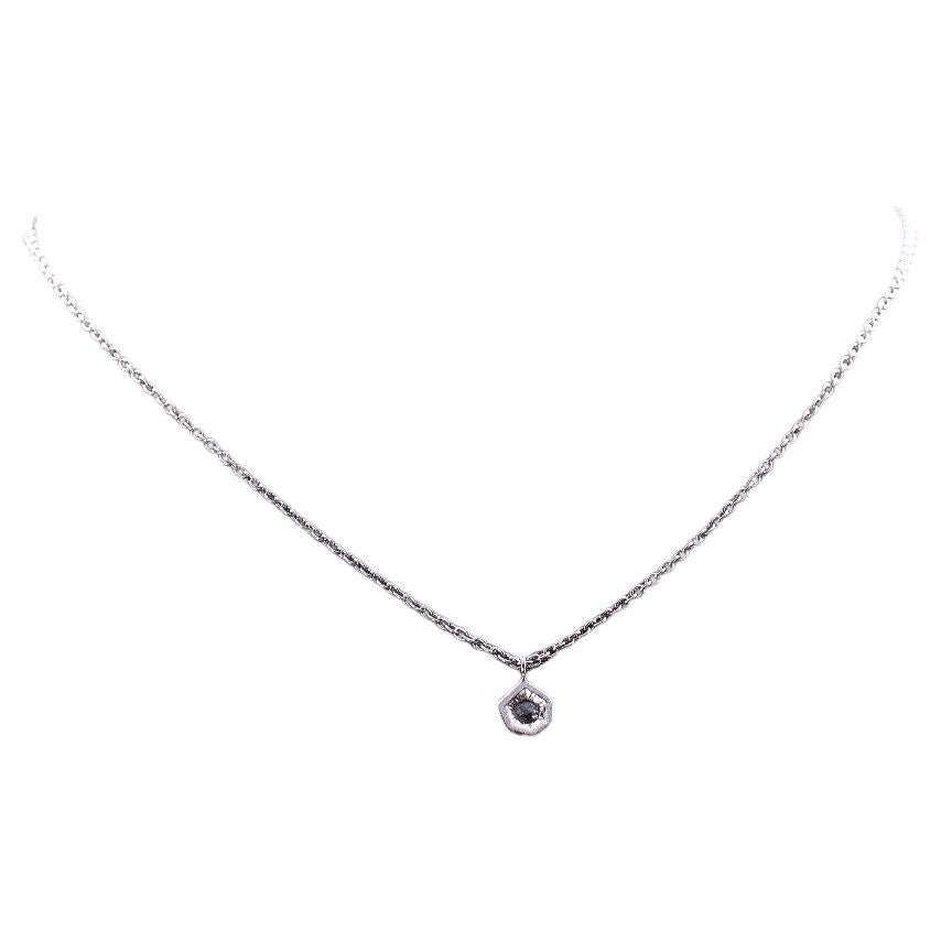  MIMI Brand Necklace Rose Cut Diamond For Sale