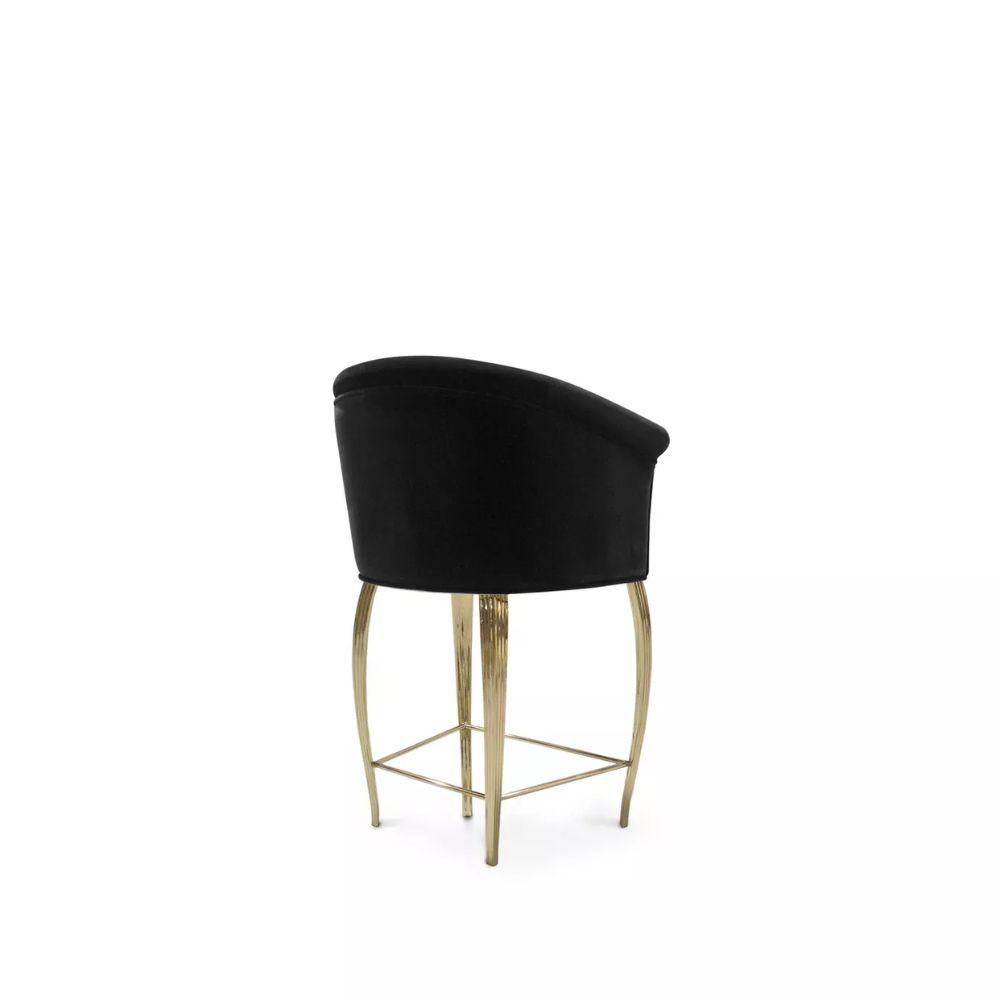 Hand-Crafted Mimi Counter Stool For Sale