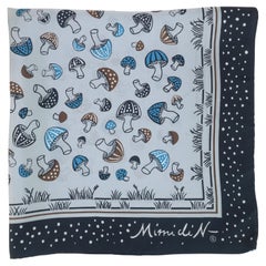 Retro Mimi di N Silk Mushroom Scarf, 1977