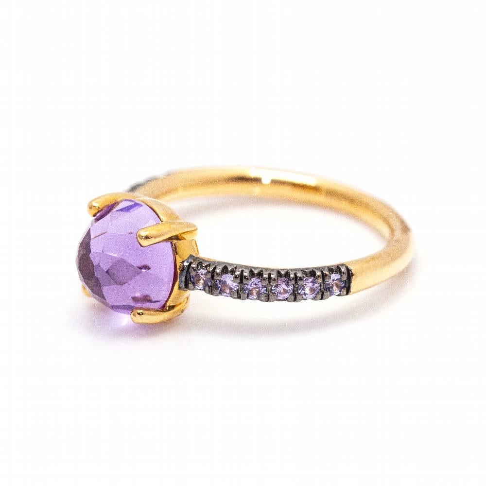 Anello MIMI in oro, zaffiri e ametista. In condizioni Nuovo in vendita a Barcelona, CT