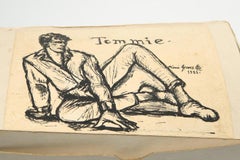 Mimi Gross Grooms Enamel Cut Aluminum Male Sculpture 1980s post-mod Pop Art