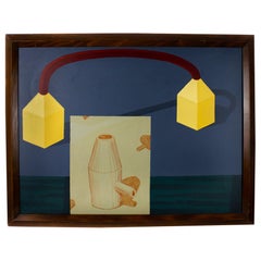 Mimi, Happy Together, 20th Century, Abstract Painting Oil on Canvas Mimi, Happy Together, 20th Century, Abstract Painting Oil on Canvas