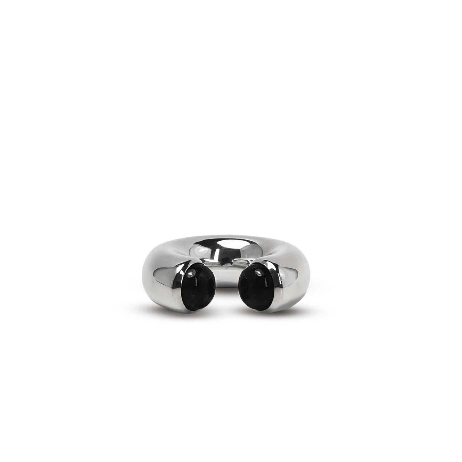 For Sale:  MIMI in Sterling Silver with Onyx 2