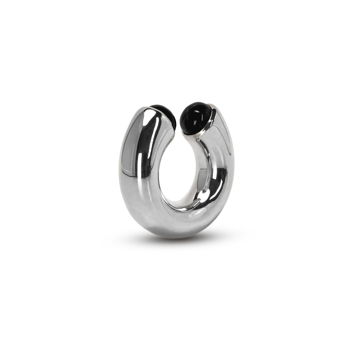 For Sale:  MIMI in Sterling Silver with Onyx 3