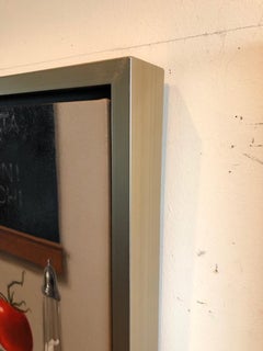 Insalata / realismo natura morta olio pomodori in cucina