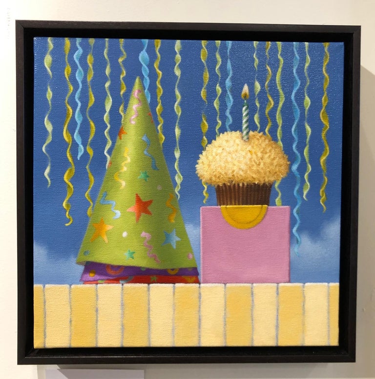Mimi Jensen Party oil on canvas 12 x 12 inches For Sale at 1stDibs  mimi jensen