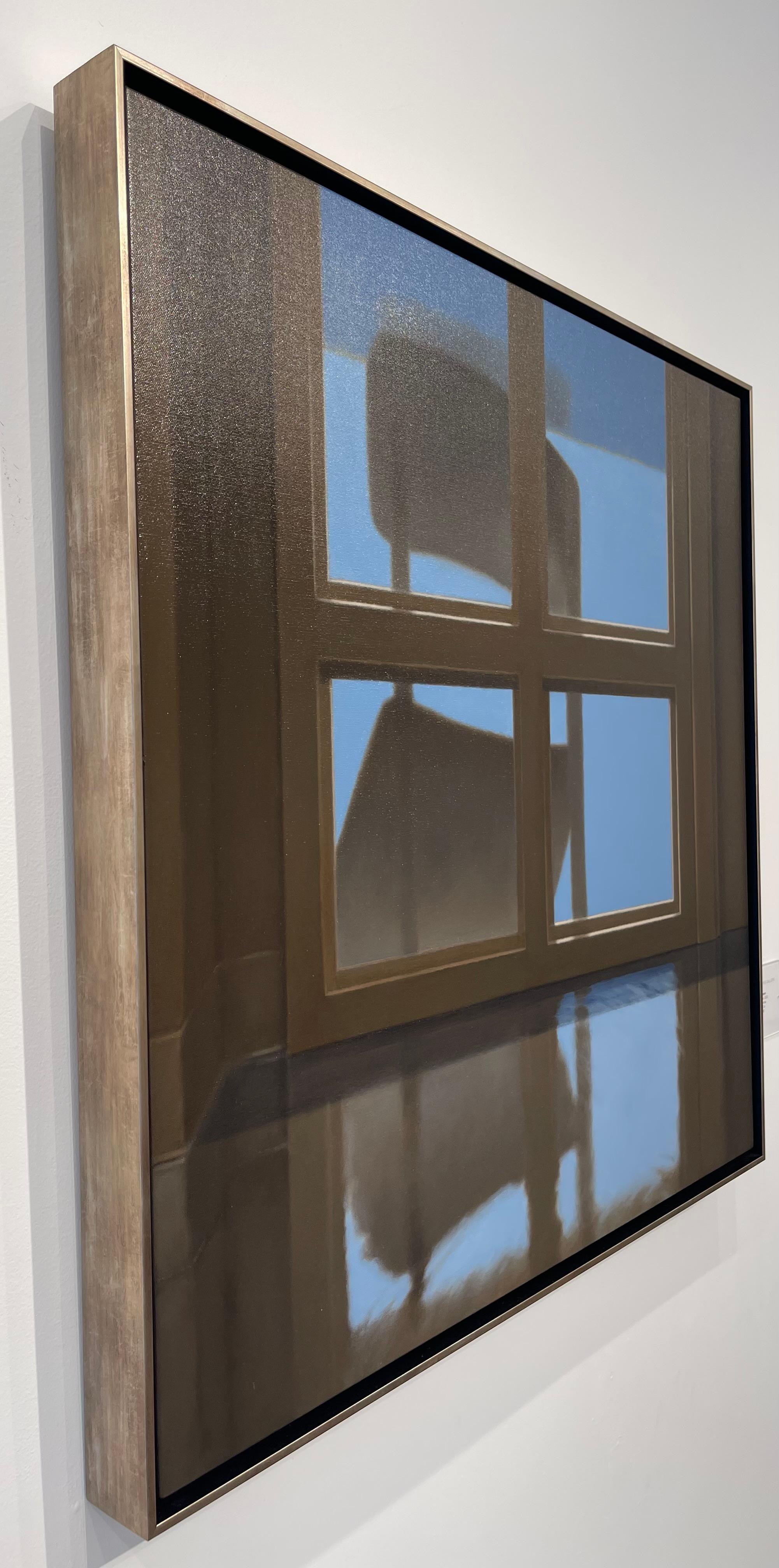 The Window - Photorealist Painting by Mimi Jensen