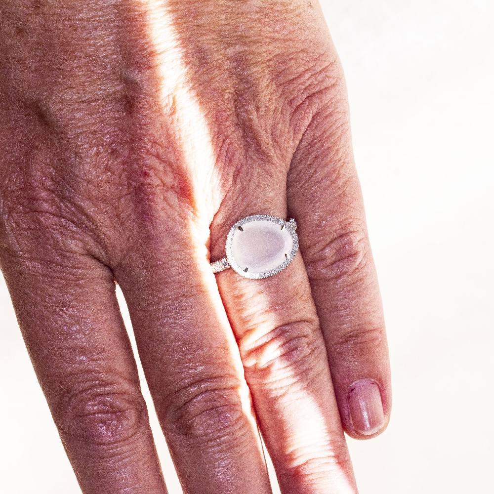 MIMI LUNA Ring in Gold and Diamonds For Sale 1