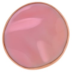 Mimi Milano Bague fantaisie Aurora en or rose 18 carats et nacre, taille 7,25