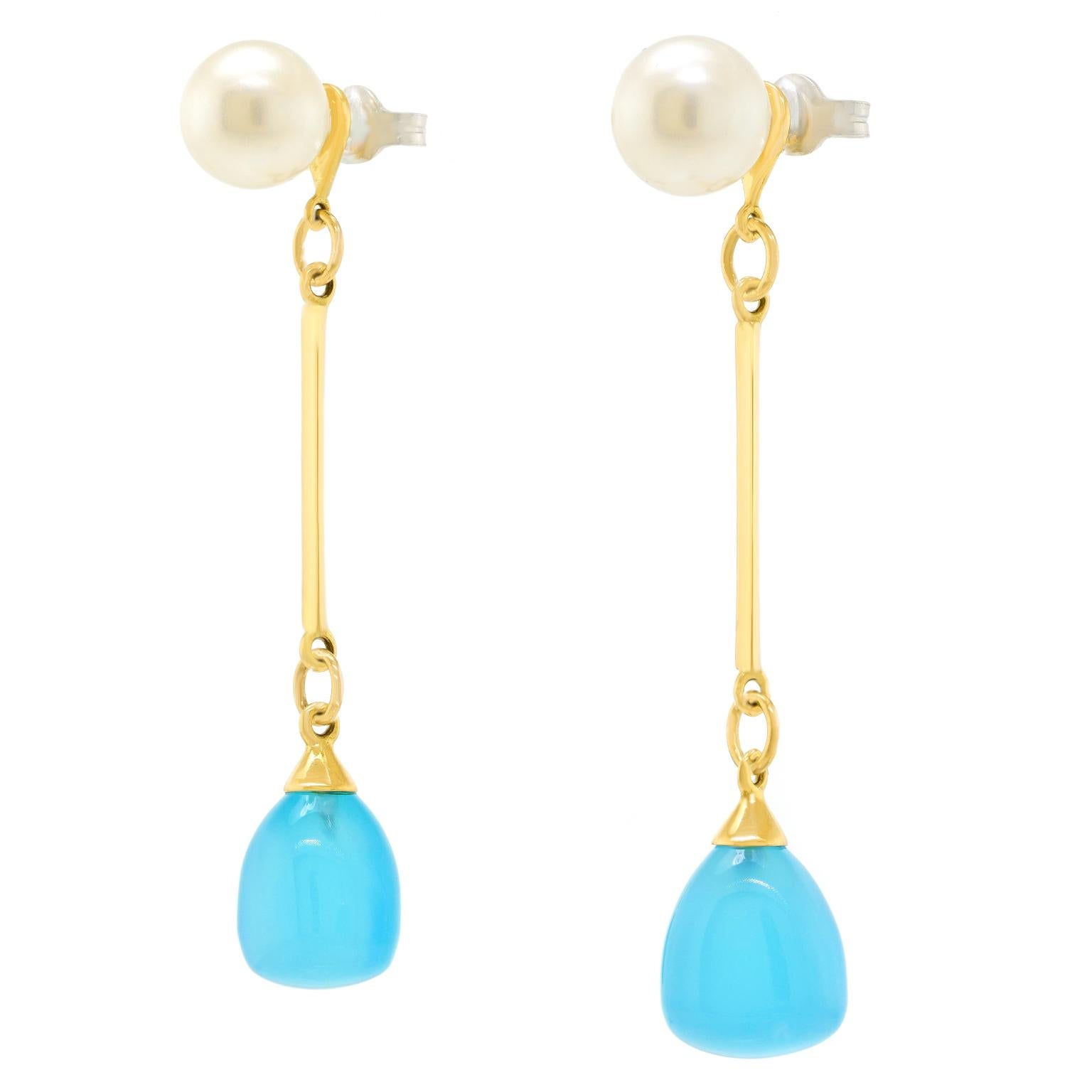 Taille cabochon Boucles d'oreilles chandelier Mimi Milano en vente