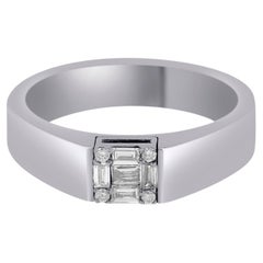 Mimi Milano Esseredivenire 18k White Gold Diamond Band Ring