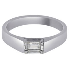Mimi Milano Esseredivenire 18k White Gold Diamond Band Ring
