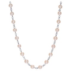 Mimi Milano Nagai 18k Rose Gold, Pearl Choker Necklace