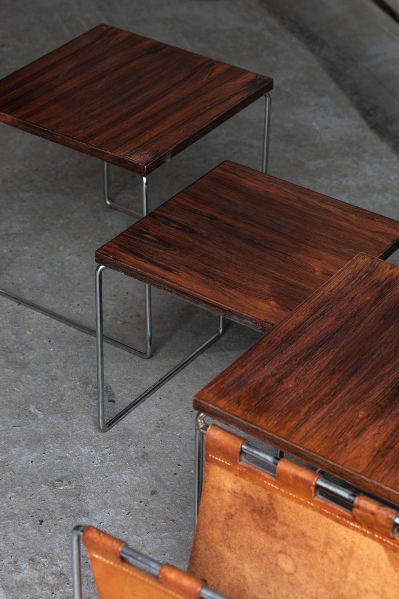 Mimi set / Nesting tables by Brabantia, Dutch design, 1960's 3