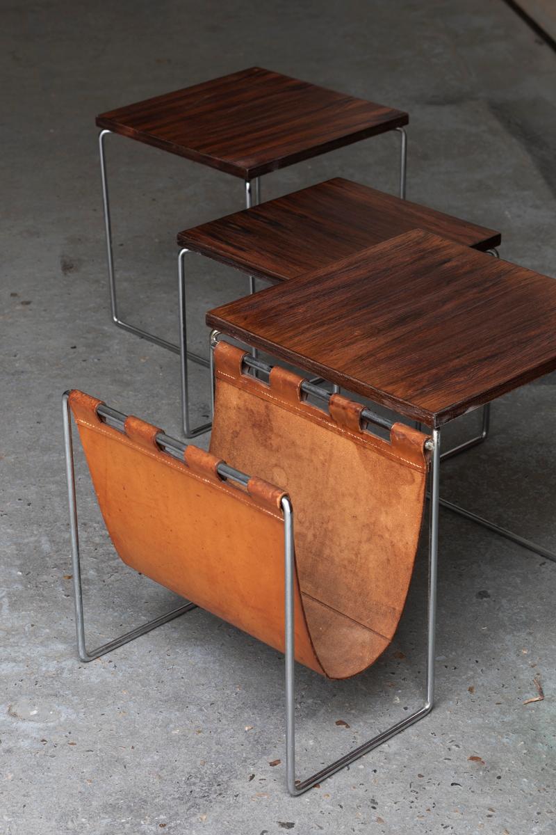 Mimi set / Nesting tables by Brabantia, Dutch design, 1960's 1