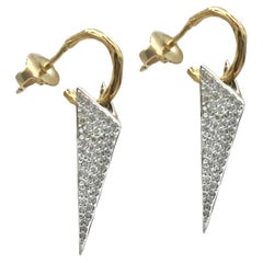 Pendientes de gota de diamante Mimi So de oro de 18 quilates