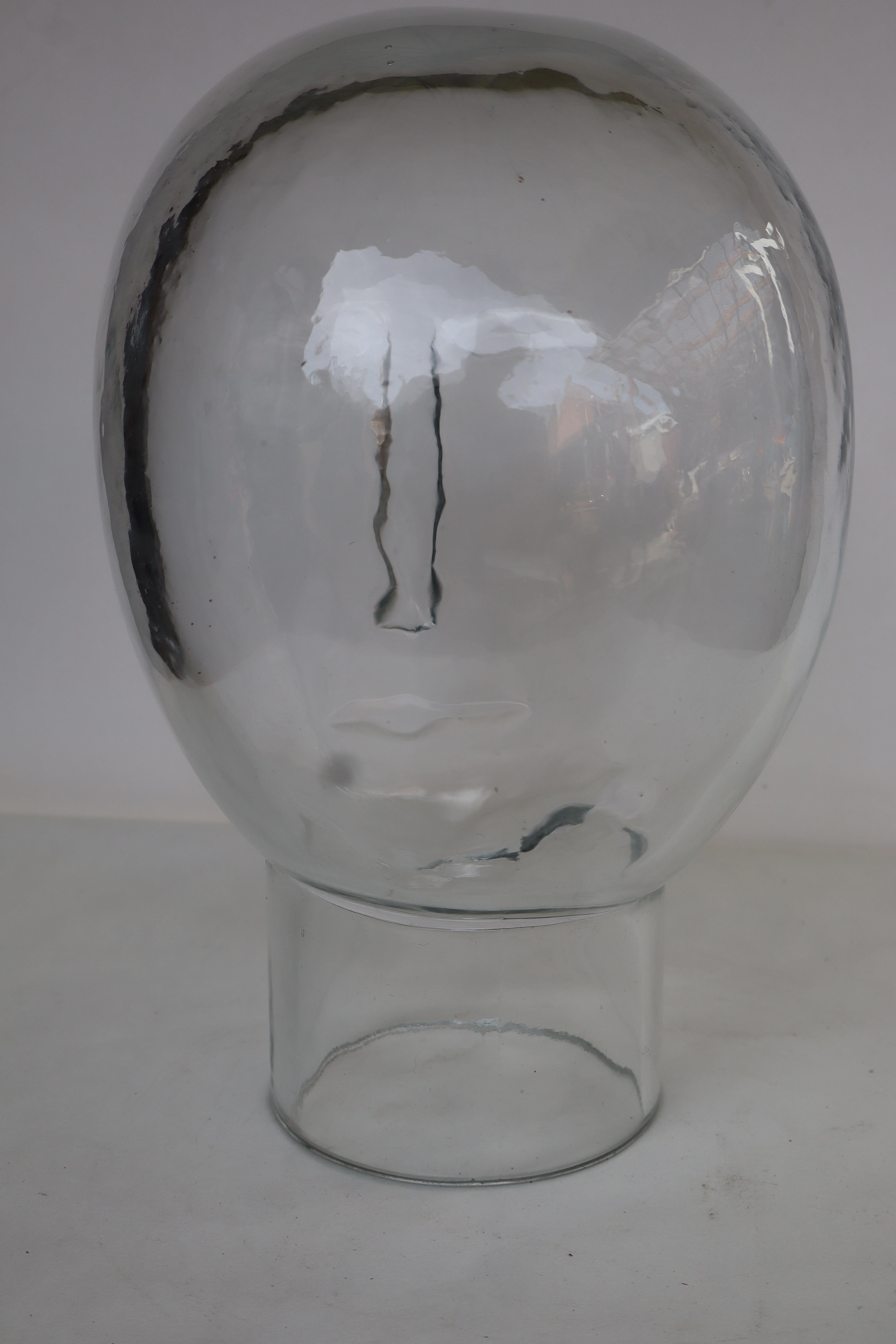 Mimmo Paladino: Testa di scultura in vetro di Murano, 1989 Meta in vendita 3