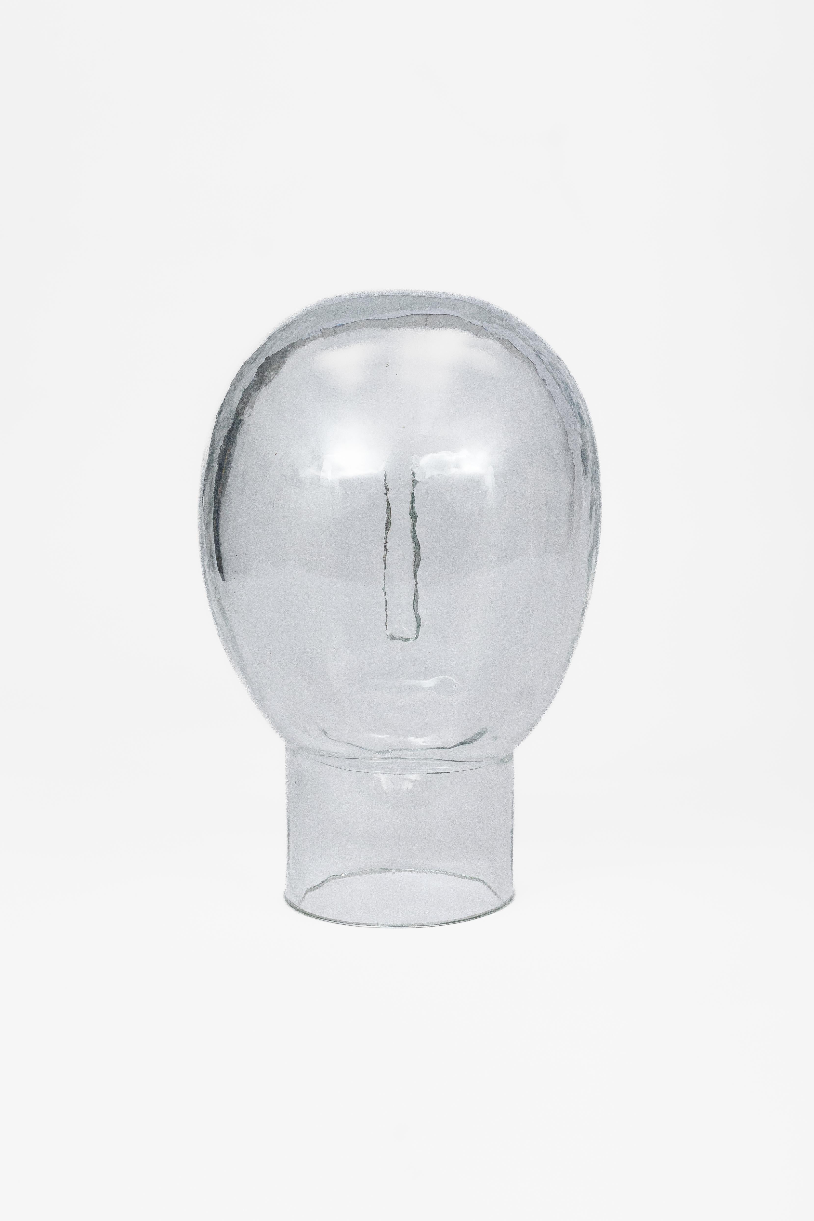 Mimmo Paladino: Glaskopfskulptur aus Murano-Glas, 1989 Meta Memphis im Angebot 8