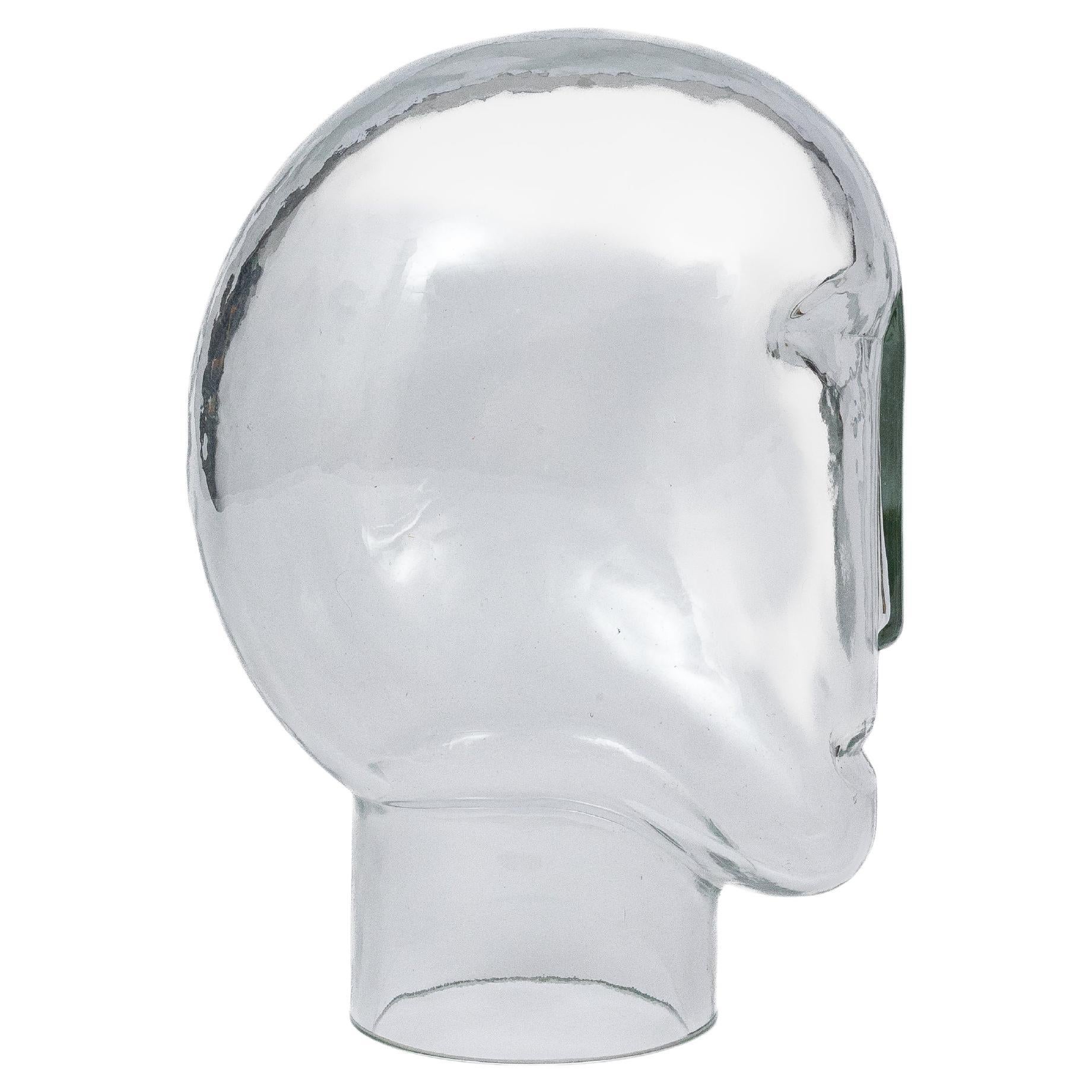 Mimmo Paladino: Glaskopfskulptur aus Murano-Glas, 1989 Meta Memphis im Angebot