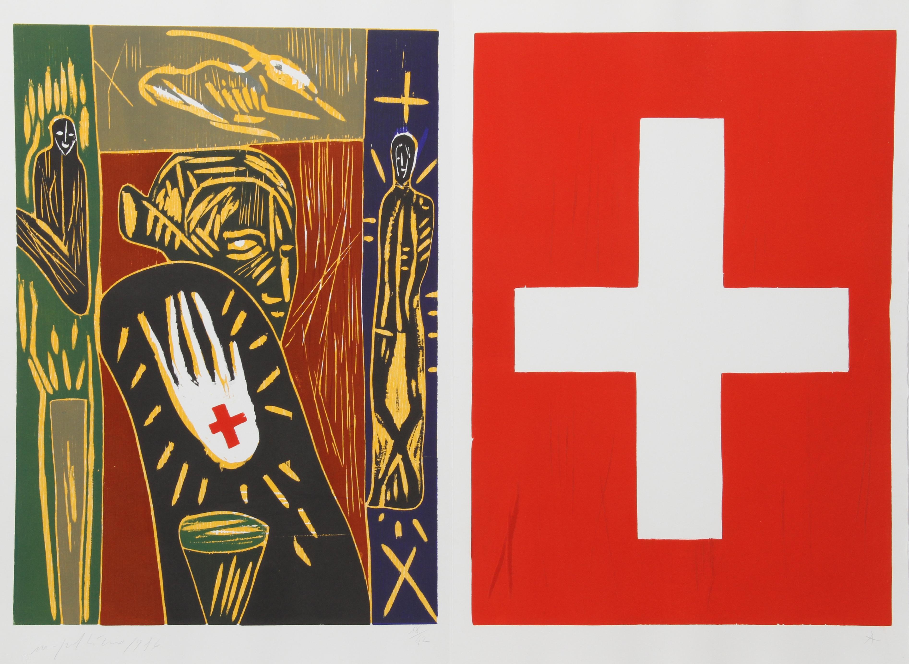 Lacrimose Portfolio of Woodcuts by Mimmo Paladino 11