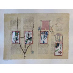 Mimmo Paladino - Rabanus Maurus - De Universo 5 - Tecnica mista, 2003