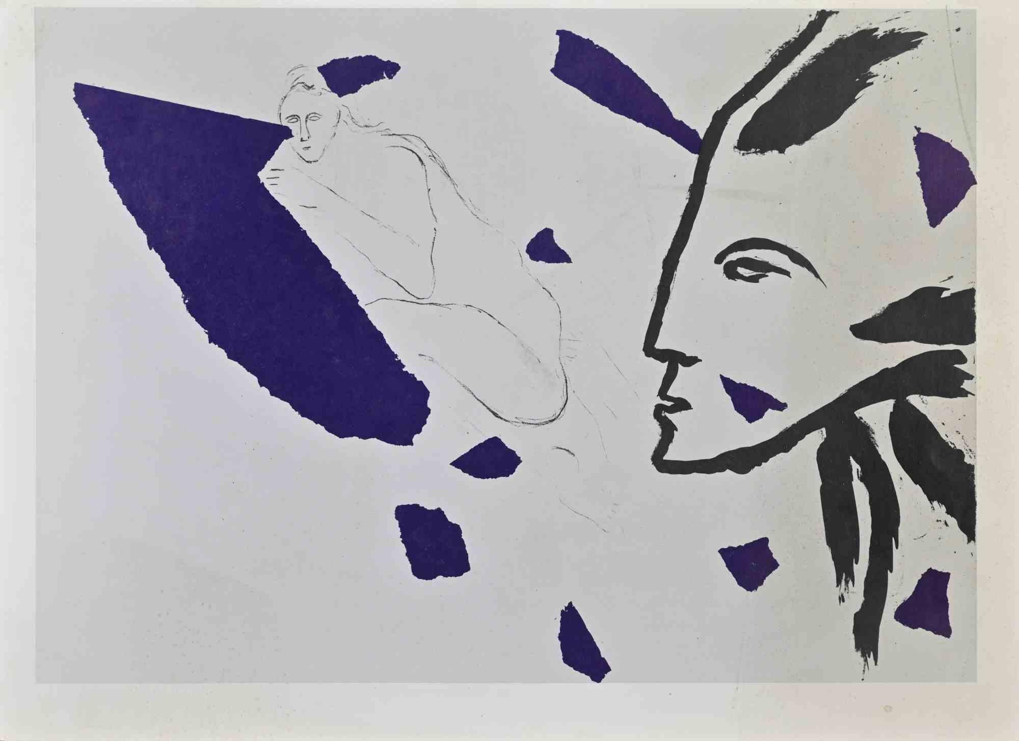 Untitled, XIV Winter Olympics games is a vintage poster realized by the artist Mimmo Paladino, in occasion of the XIV Winter Olympics games in Sarajevo, in 1984.

Very good condition.

Mimmo Paladino is an Italian artist, painter, sculptor and
