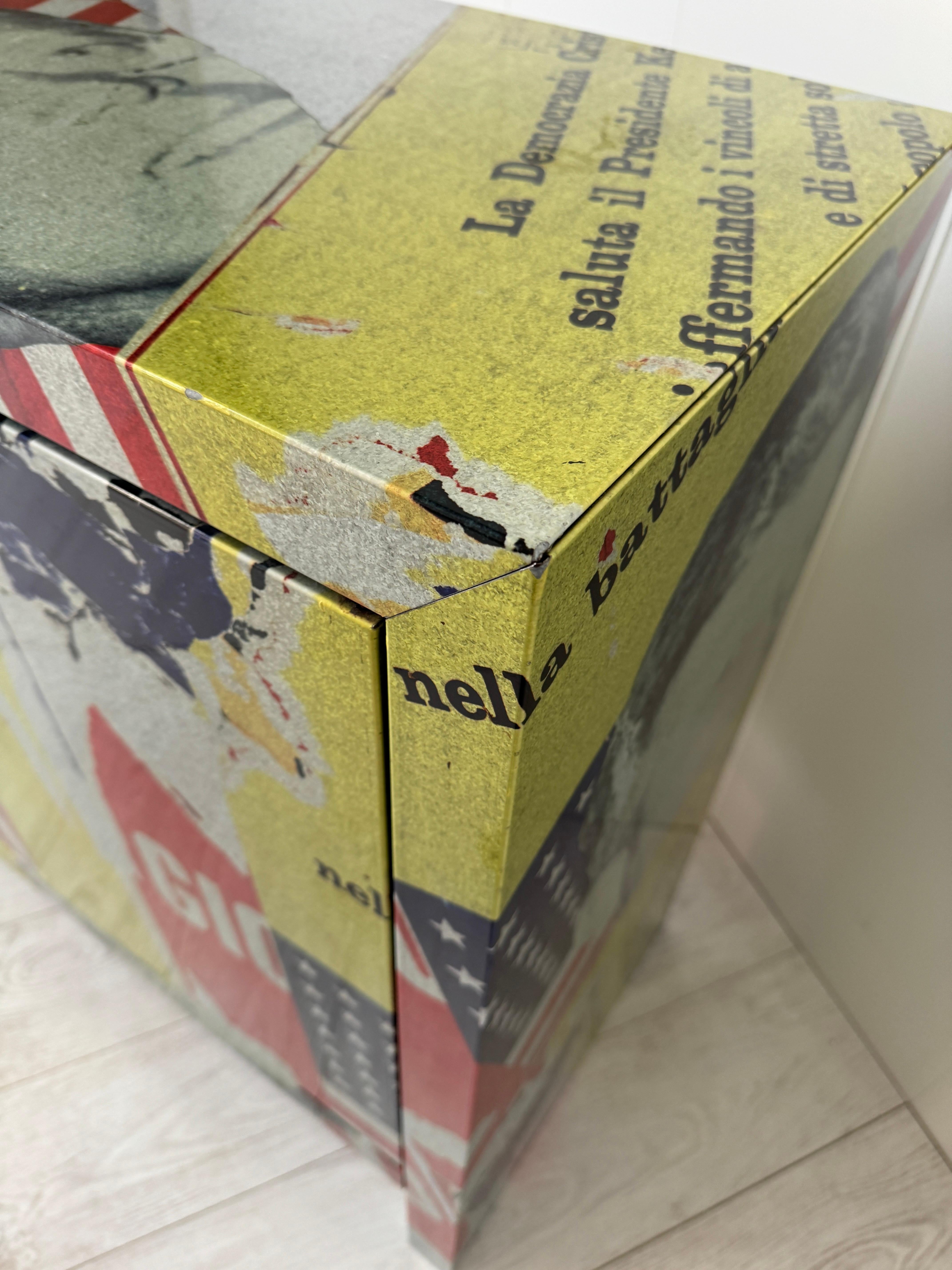 Mimmo Rotella, Marco Ferreri, Credenza Kennedy, ZeroDisegno, 2004, es. 1/99 7