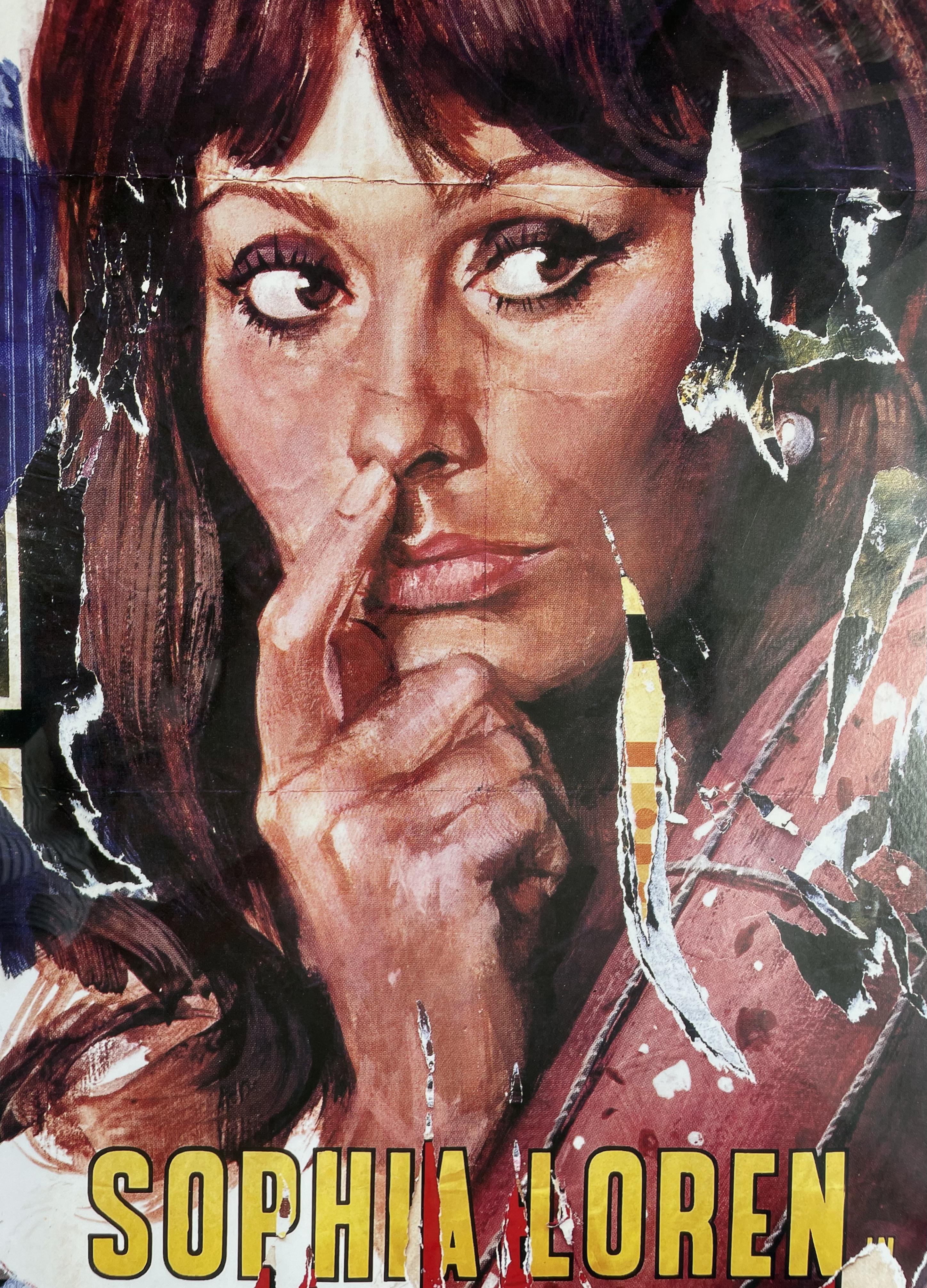 MIMMO ROTELLA

LA MORTADELLA (Sophia Loren)
Multiplo dècollage 
cm 100×70

Firma und Zeitplan für die Grenzüberschreitung, P.A. 
Signiert und mit Prägestempel auf der Vorderseite, P.A.