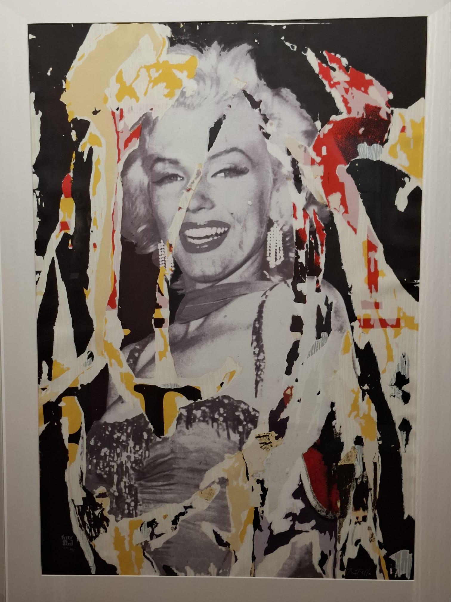La sonrisa de Marilyn - Print de Mimmo Rotella