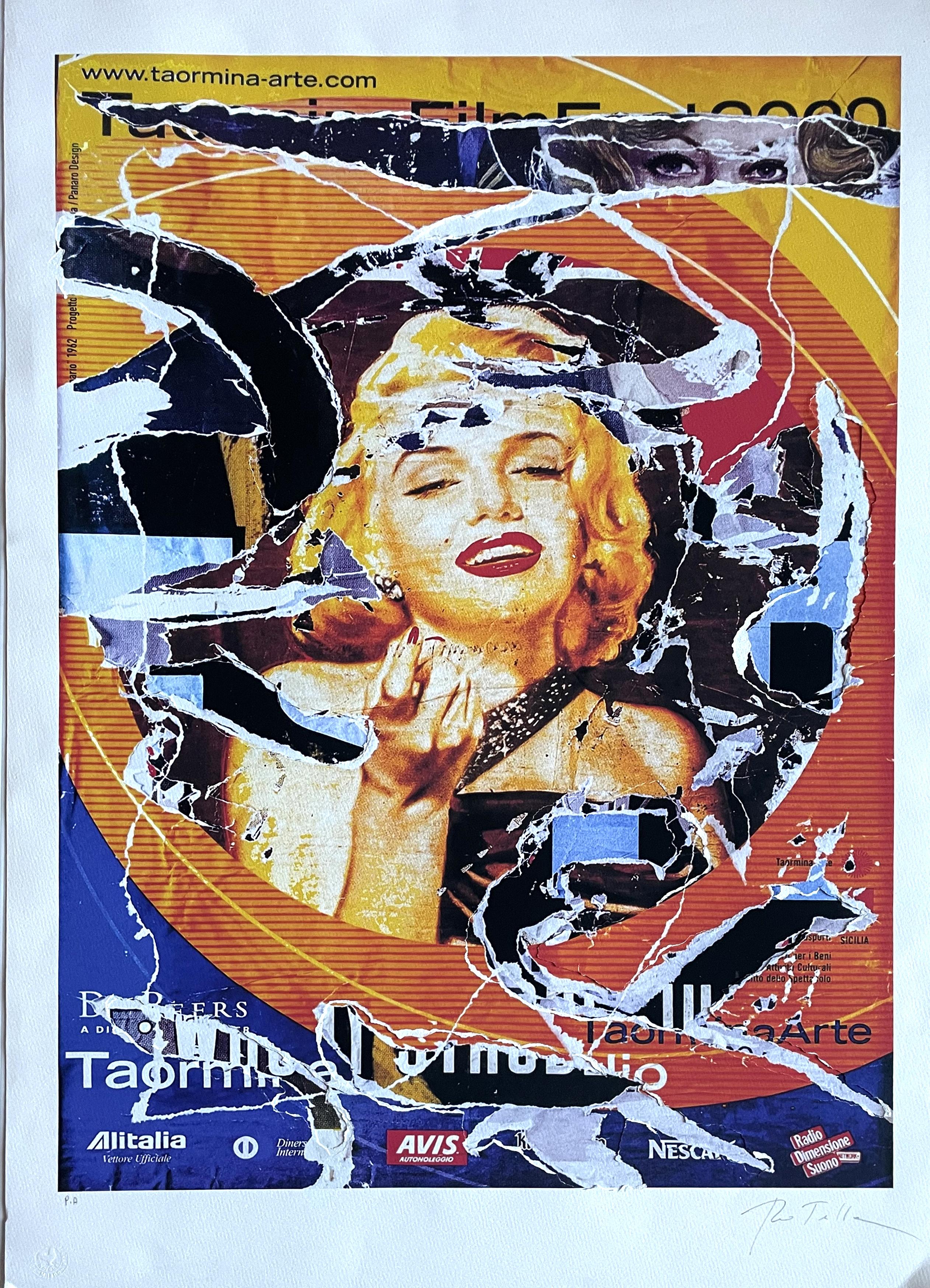 Marilyn - Print by Mimmo Rotella