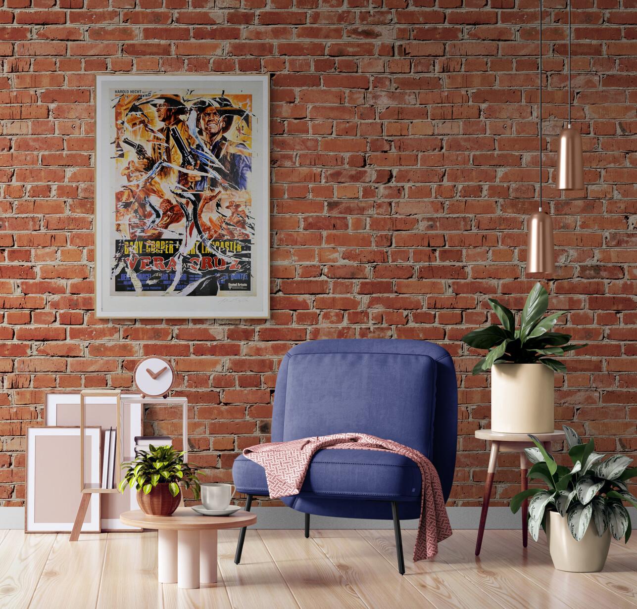 Mimmo Rotella - Decollage Hollywood Gary Cooper Burt Lancaster Italian Pop Art For Sale 4