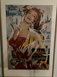 Mimmo Rotella Rita Hayworth