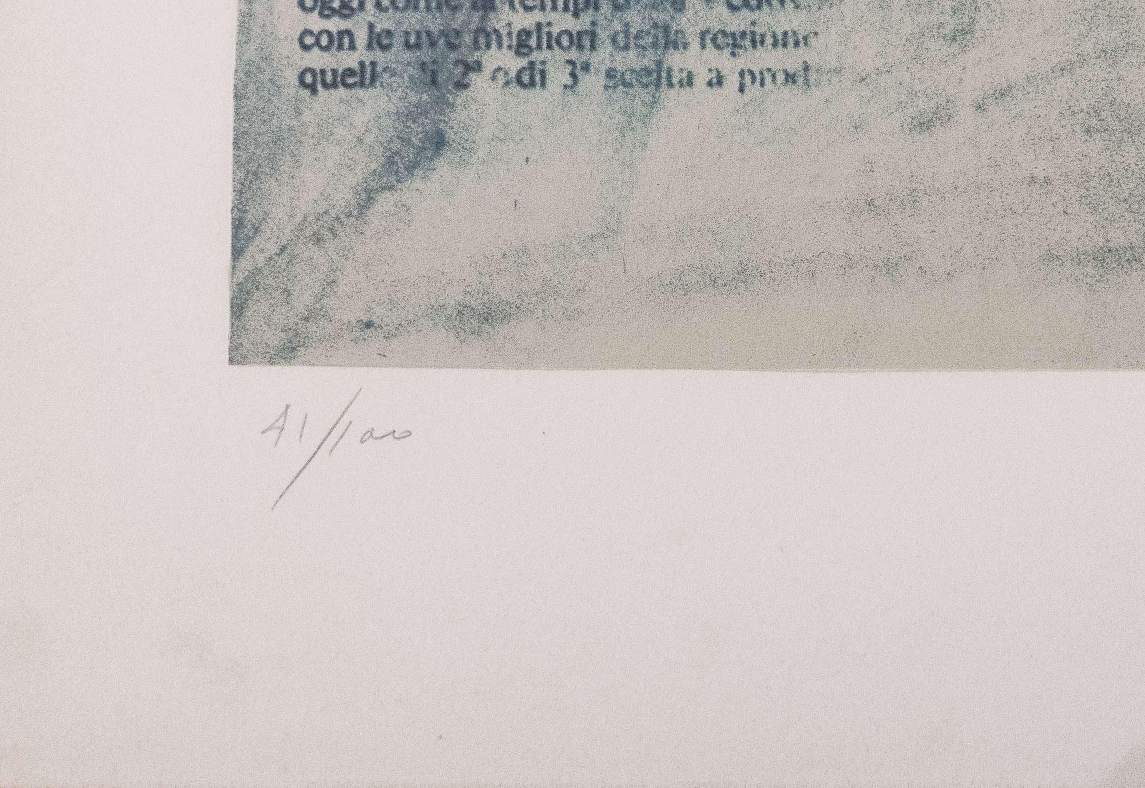 Senza Titolo (Vedova Clicquot), 1990, Litografia, Pop, Nouveau Realisme For Sale 1