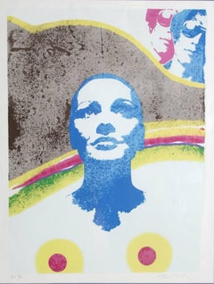 The Look, Pop Art Screenprint by Mimmo Rotella