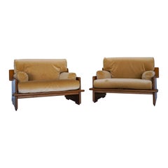 Mimo Padova Armchairs, Italy 1970s