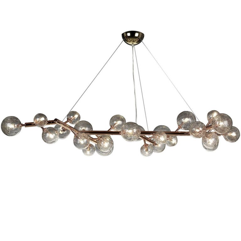 Mimosa 27 Light Copper Chandelier For At 1stdibs Mimosa 27 Light Copper Chandelier For