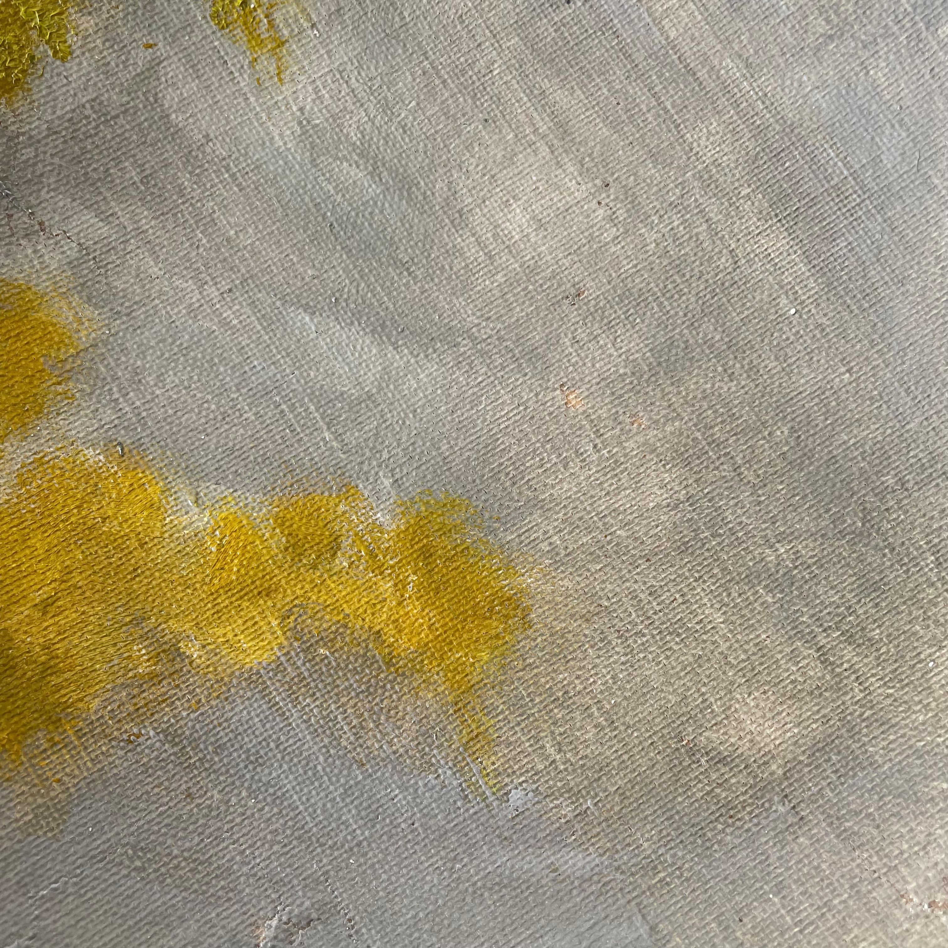 Wall Art Installation: Ceramic Plates/Oil on Canvas - 