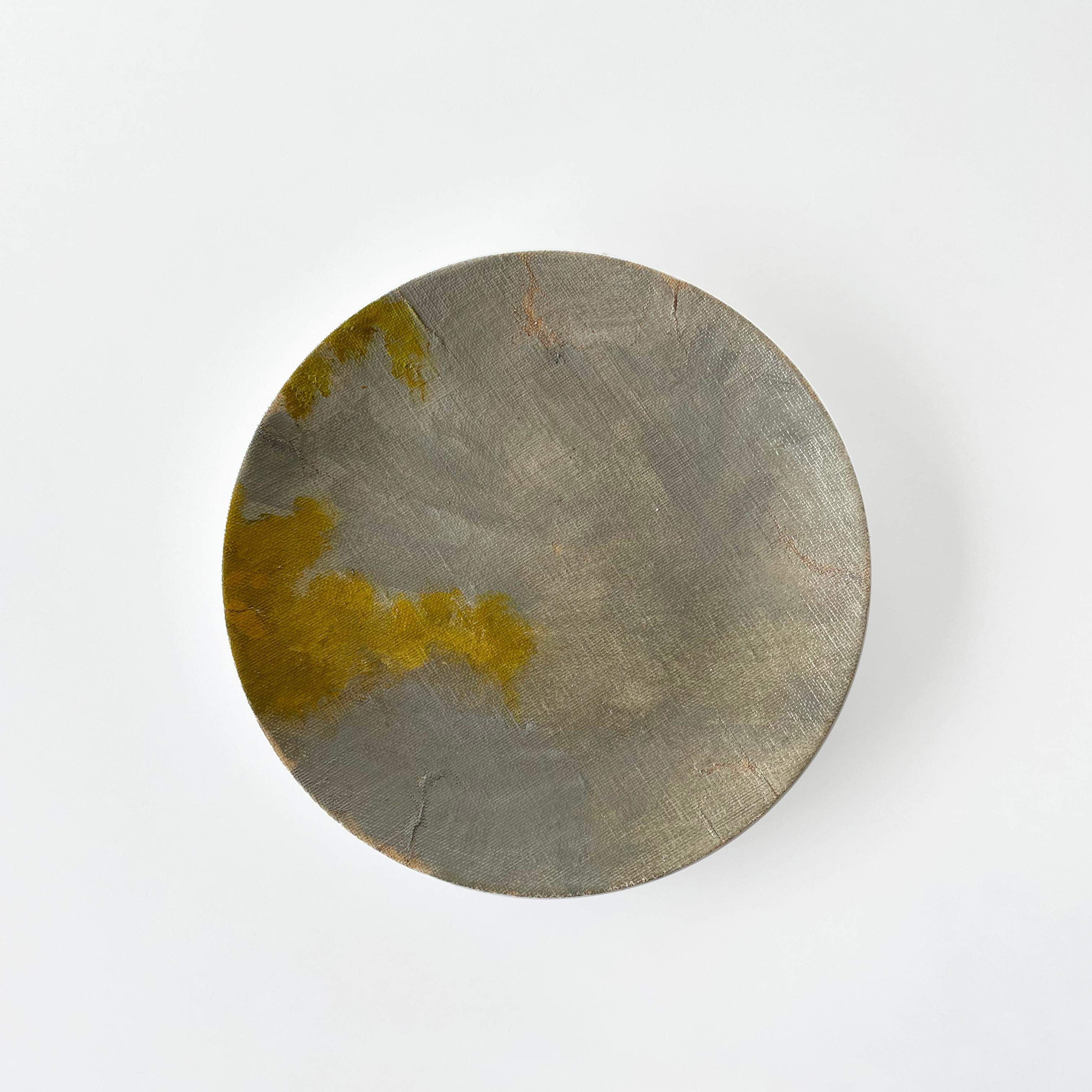 Dutch Wall Art Installation: Ceramic Plates/Oil on Canvas - 