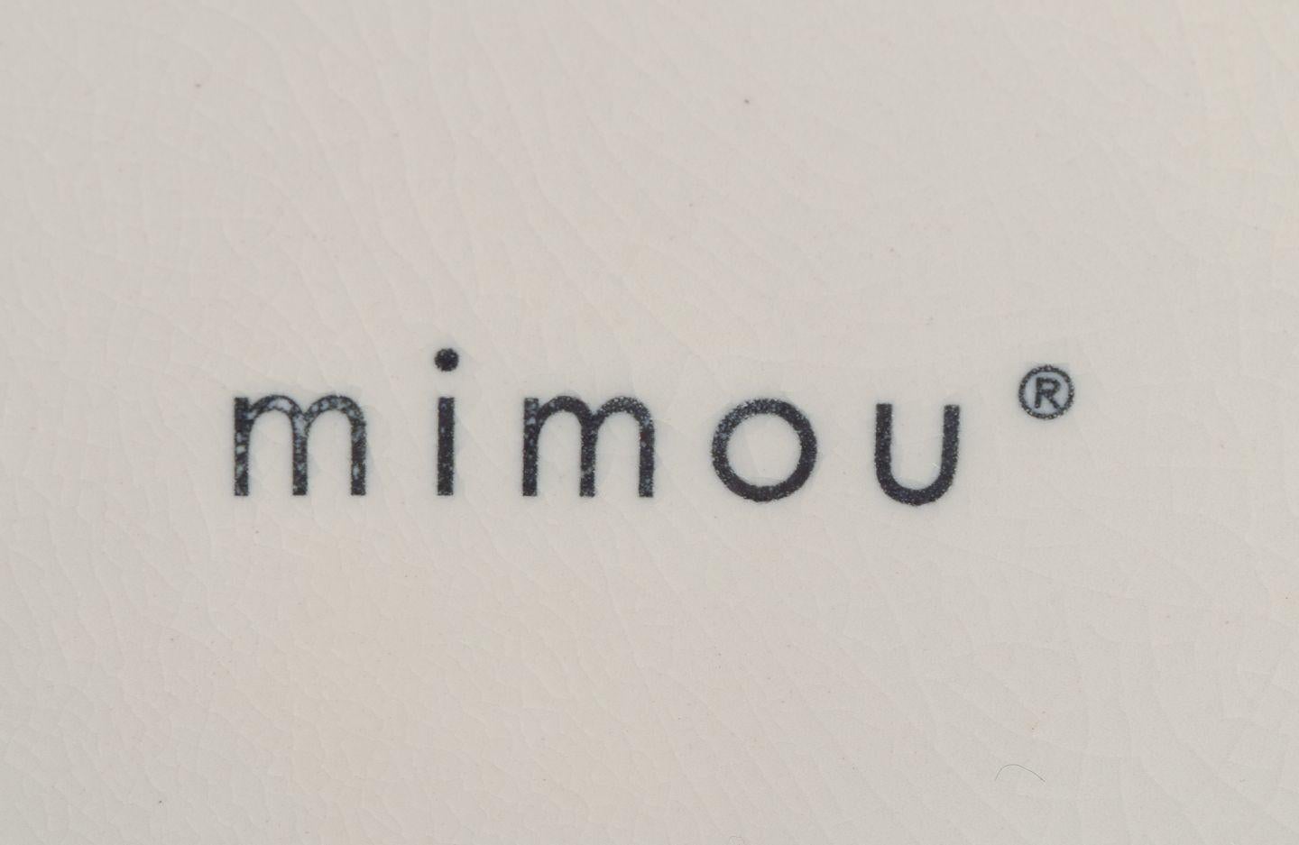 XXIe siècle et contemporain Mimou, grande lampe de table en grès. Décorée de points. A.I.C.. en vente