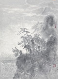 Chinese Ink painting-Landscape- Distant Mountains No.1