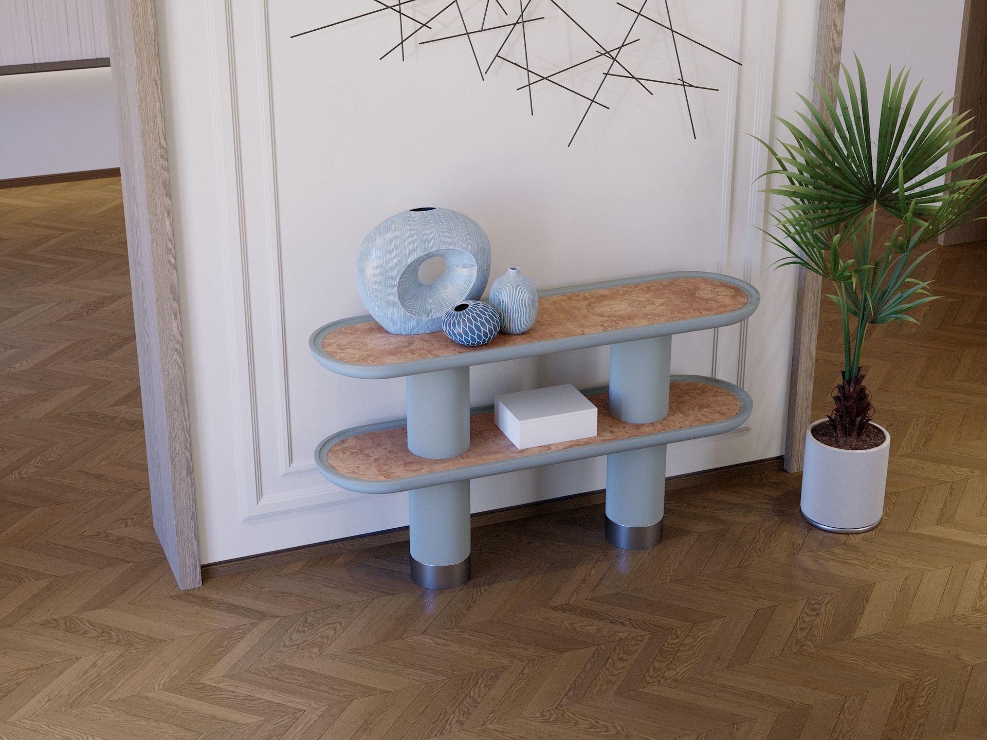 Hand-Crafted MINA bookcase 2 For Sale