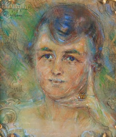 Woman Portrait, Pastel 1923